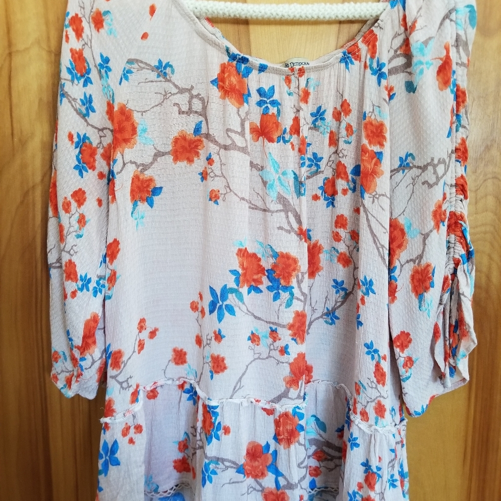 Floral smock top